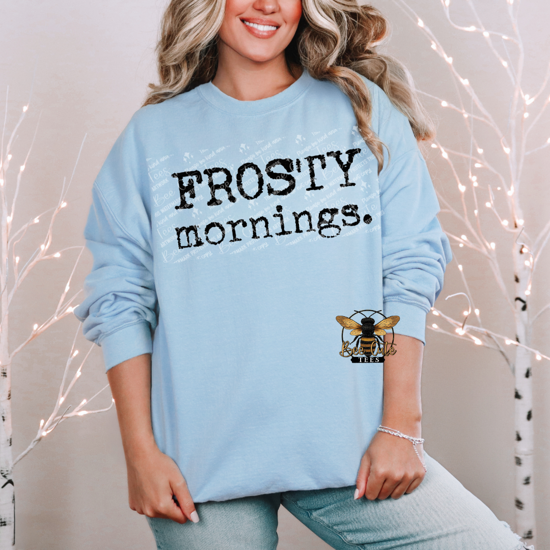 Frosty Mornings Typography