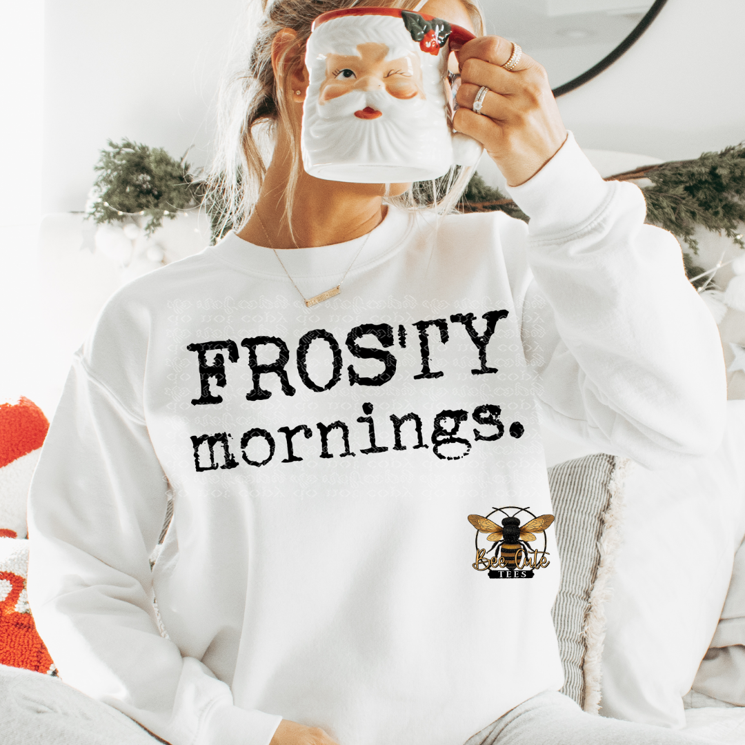 Frosty Mornings Typography