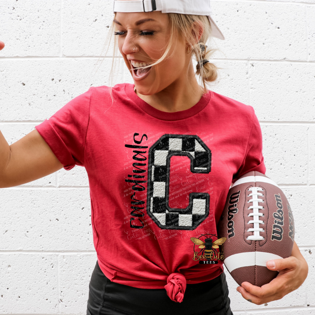 Faux Fuzzy Checkered Cardinals