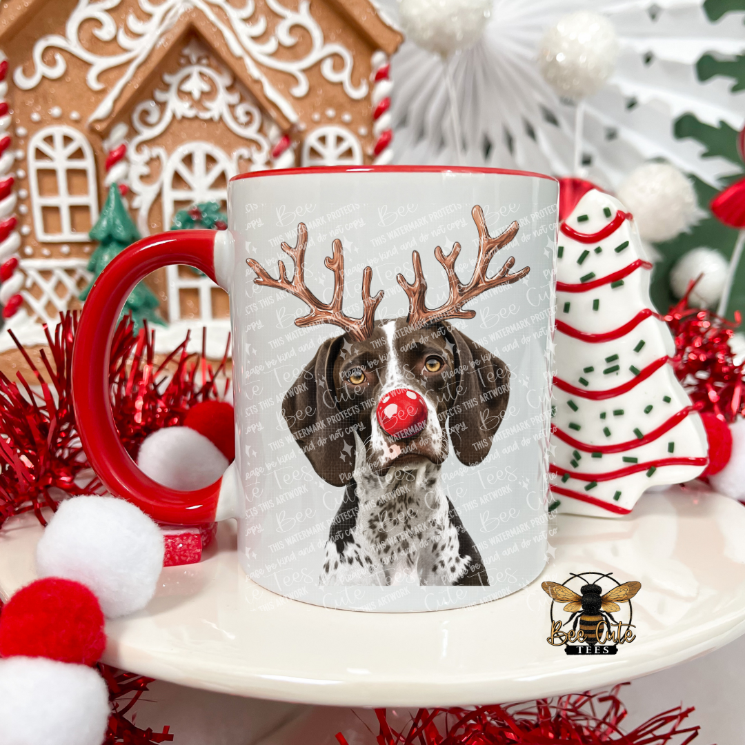 German Shorthair Pointer Christmas Mug
