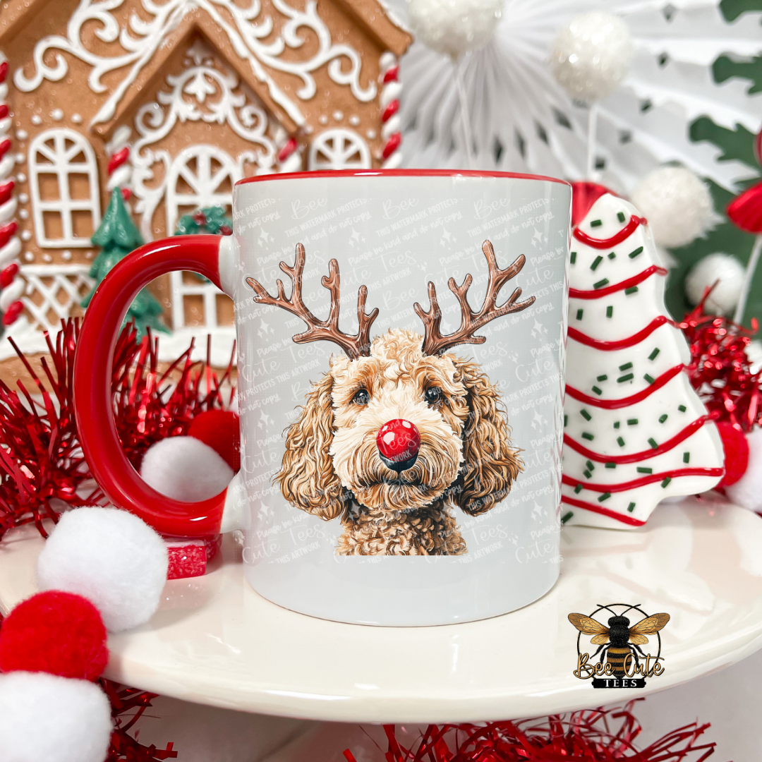Golden Doodle Christmas Mug
