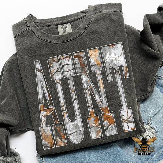 Gray Camo Aunt