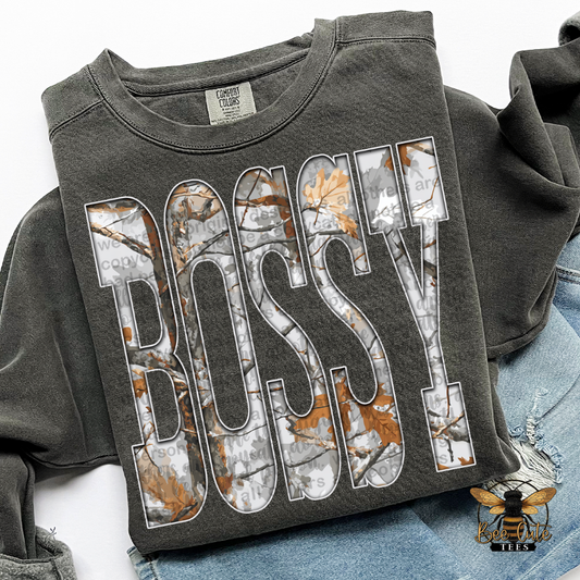 Gray Camo Bossy