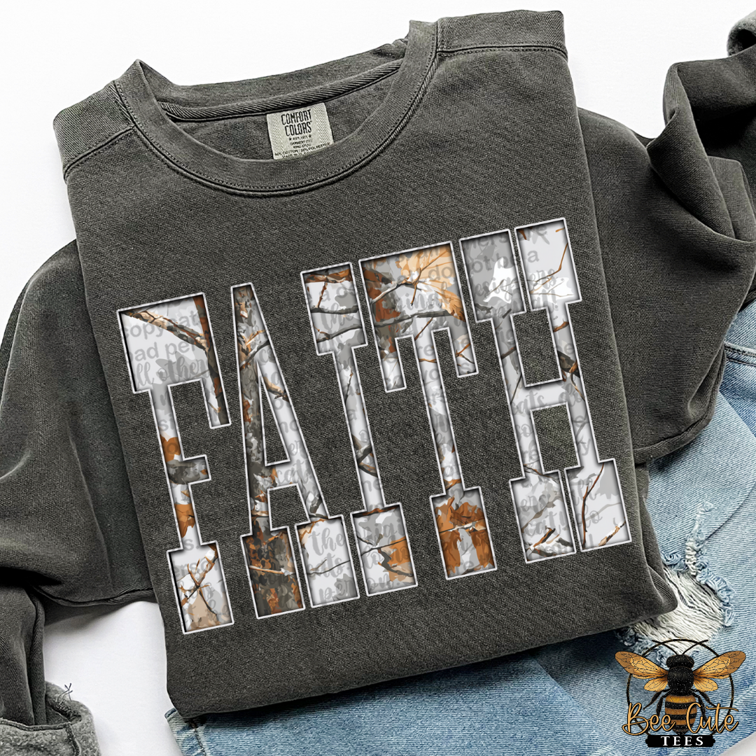 Gray Camo Faith