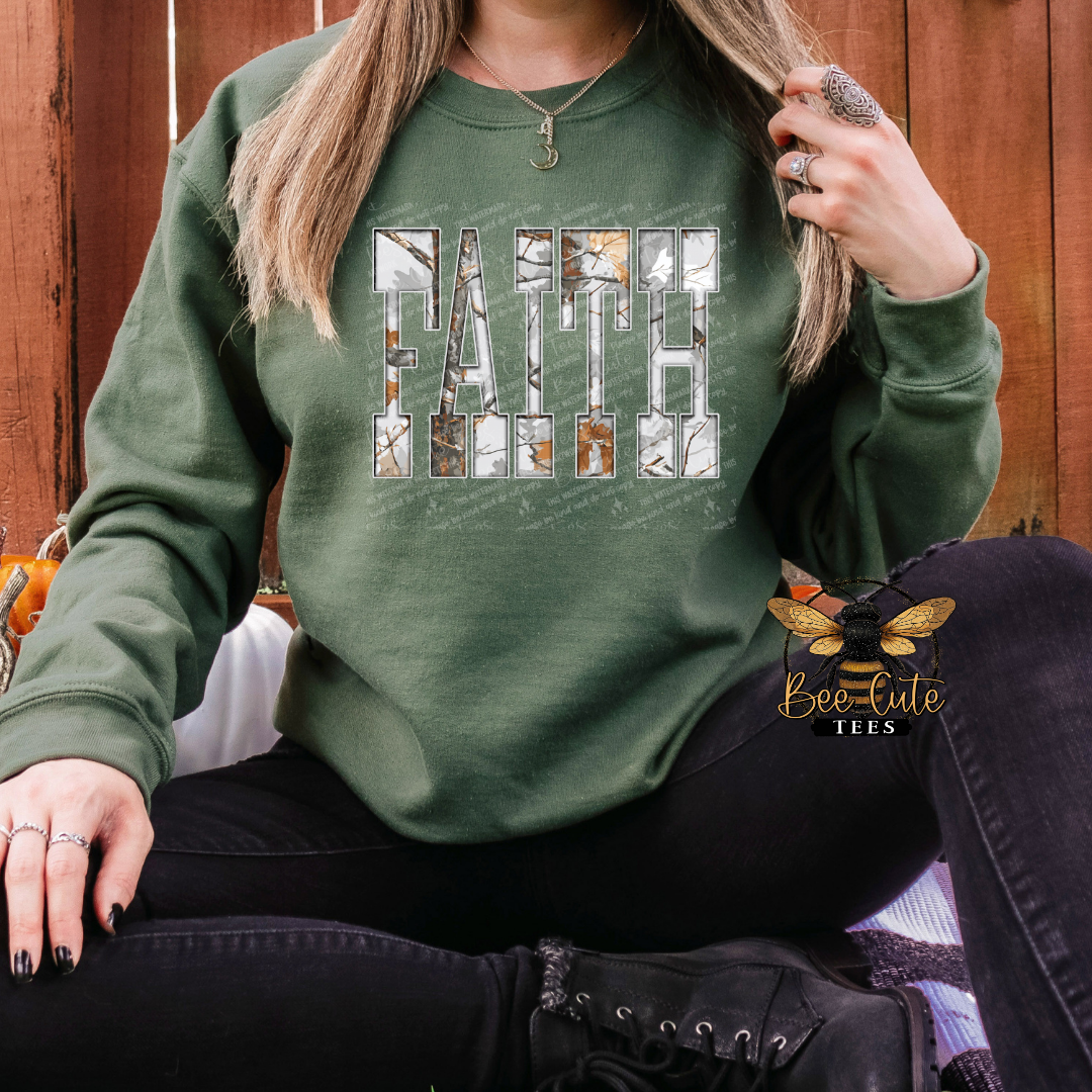 Gray Camo Faith