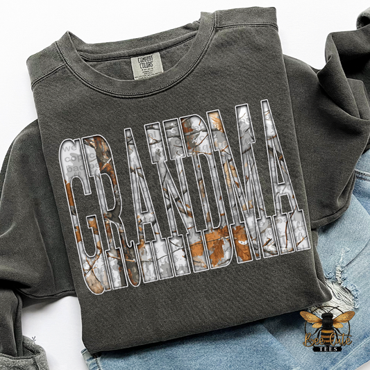 Gray Camo Grandma