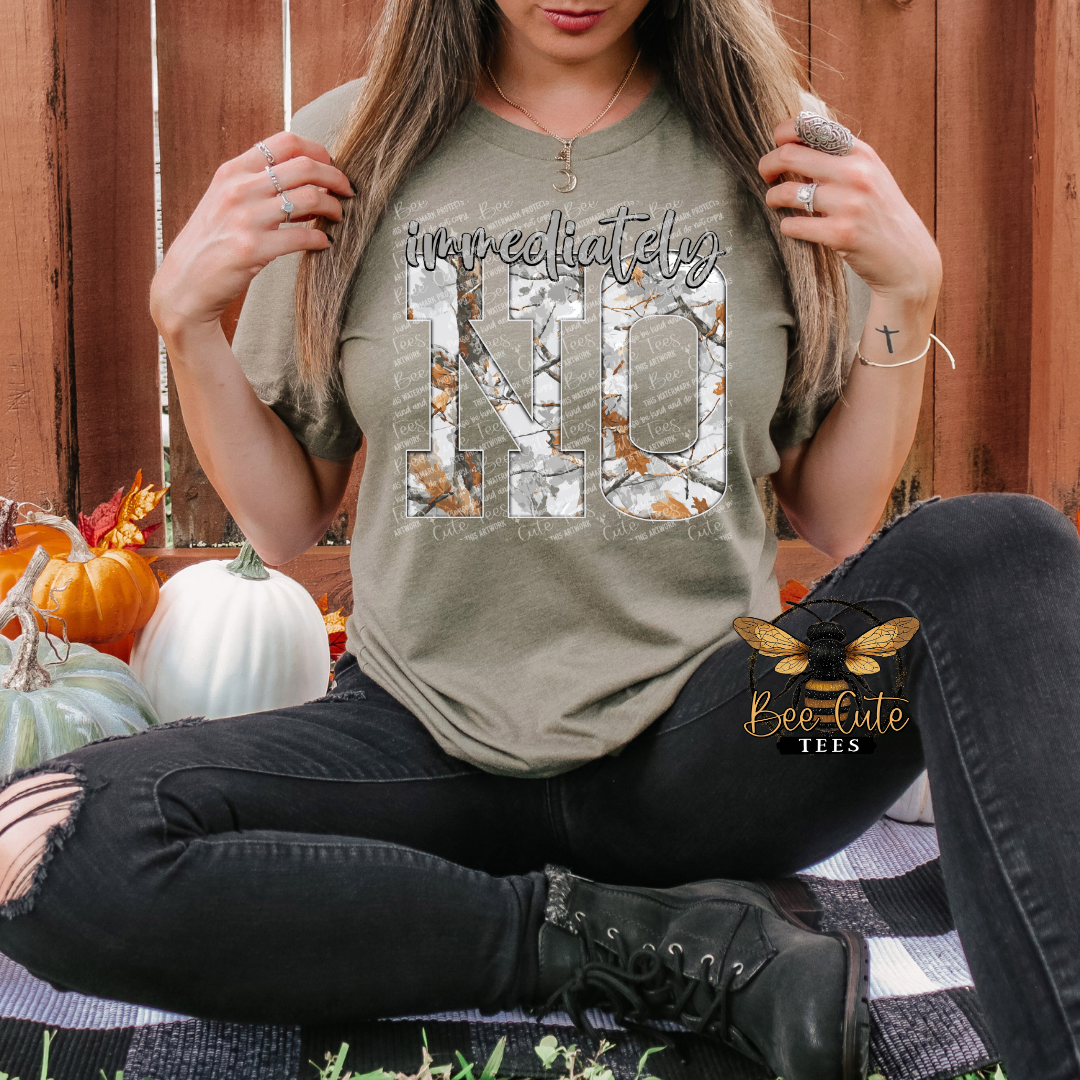 Gray Camo Immediately No