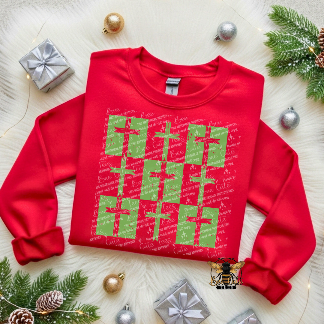 Grunge Checker Crosses