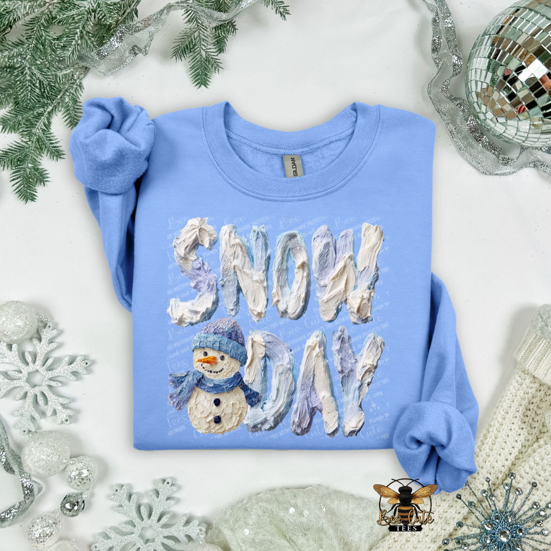 Hand Painted Snow Day