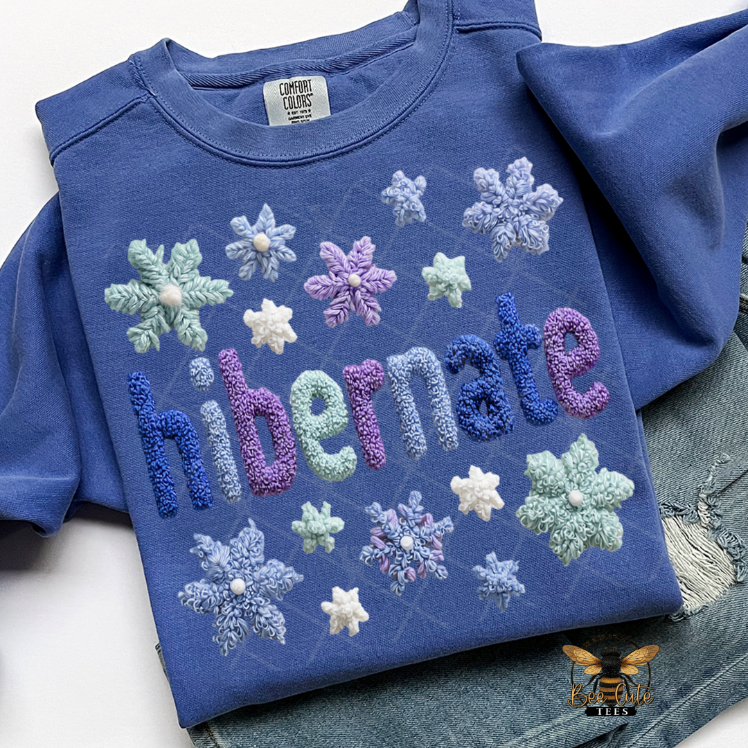 Hibernate Faux Latch Hook Yarn Crochet