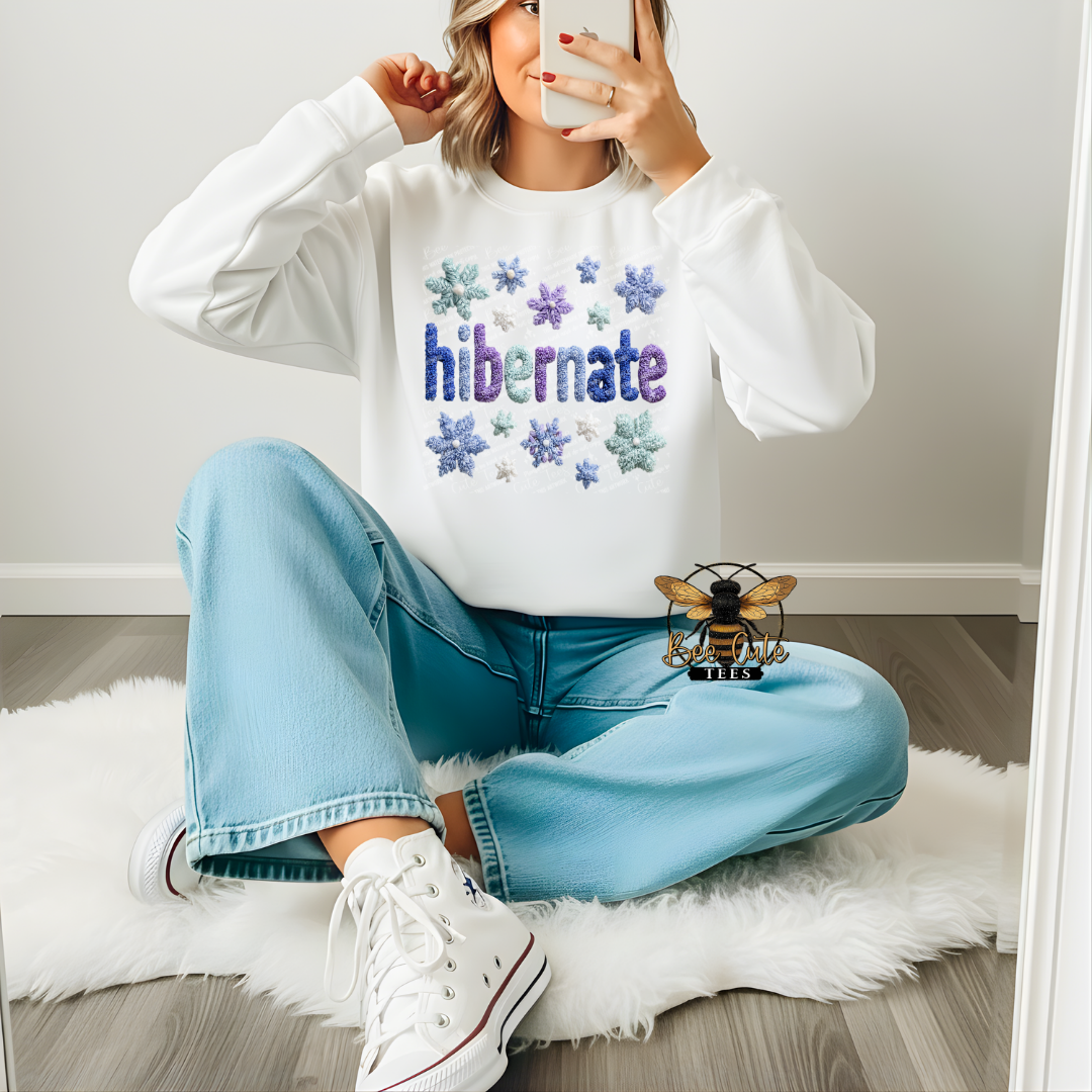 Hibernate Faux Latch Hook Yarn Crochet