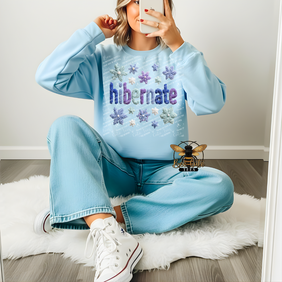 Hibernate Faux Latch Hook Yarn Crochet