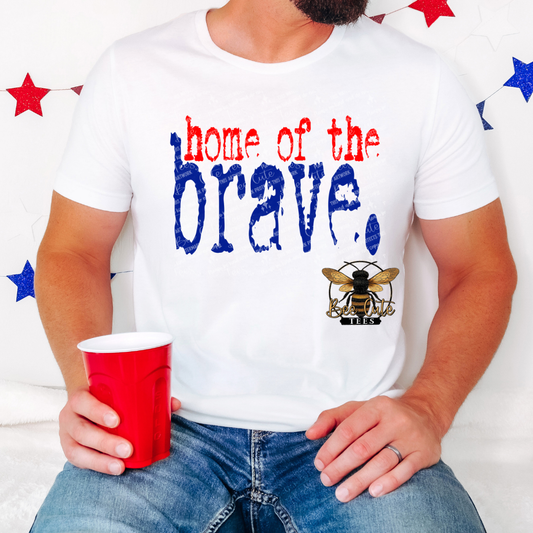 Home Of The Brave Typography
