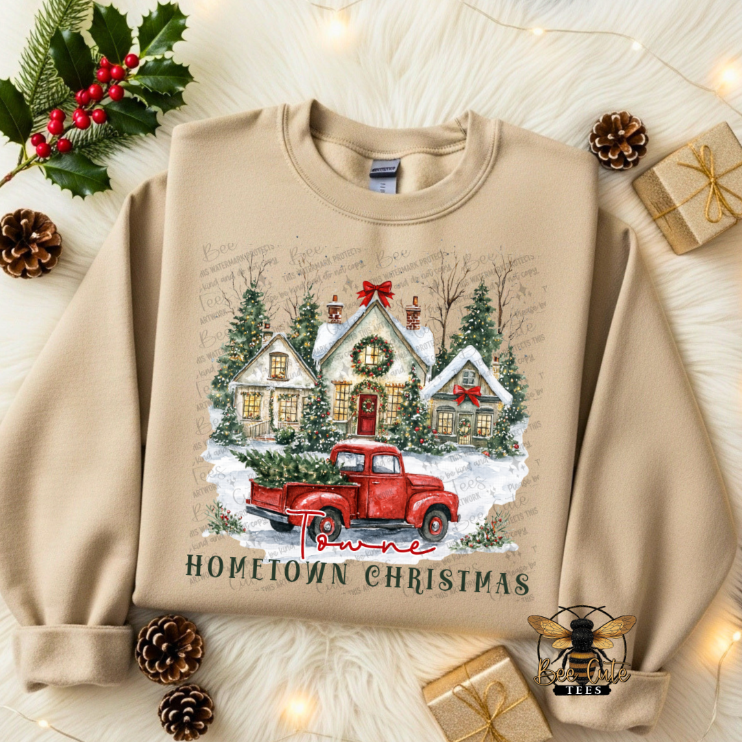 Custom Hometown Christmas