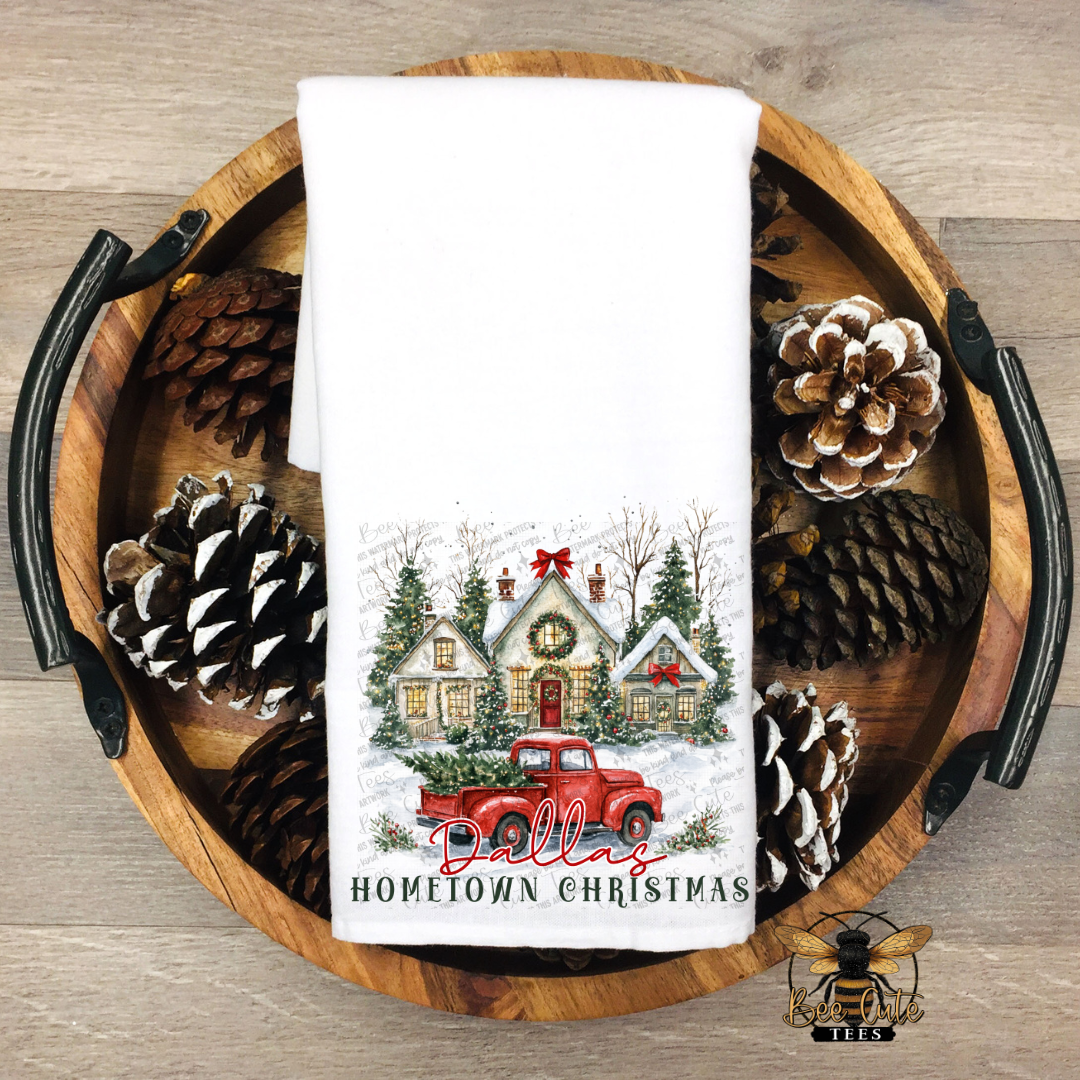 Hometown Christmas With Personalization