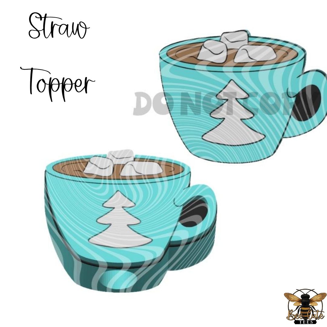 Hot Chocolate Straw Topper