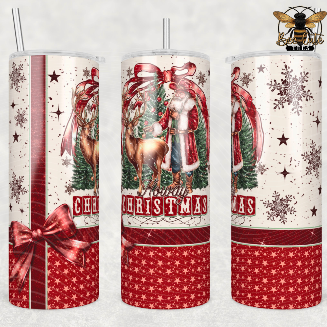Howdy Christmas Tumbler