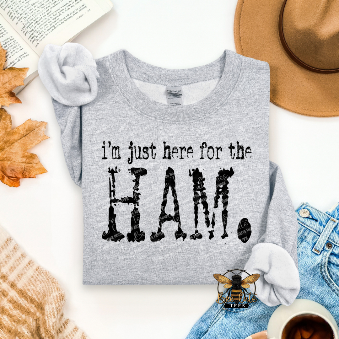 I'm Just Here For The Ham Typography