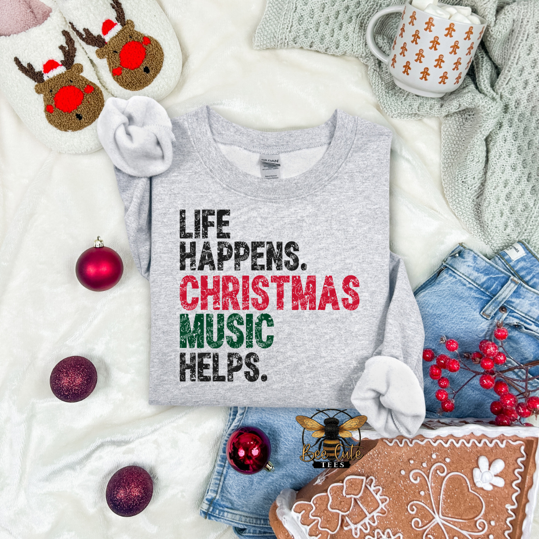 Life Happens Christmas Music Helps Black