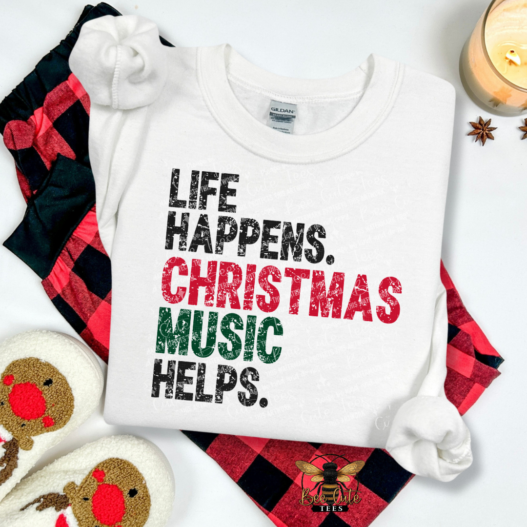 Life Happens Christmas Music Helps Black