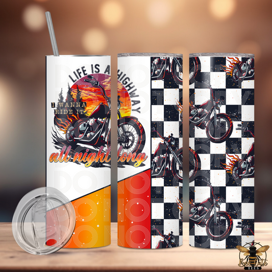 Life Is A Highway Tumbler
