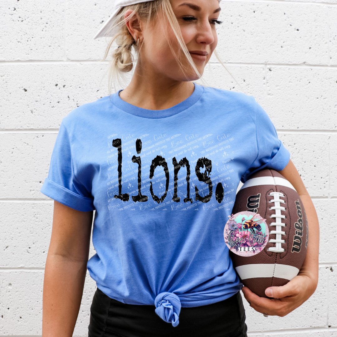 Lions Typography