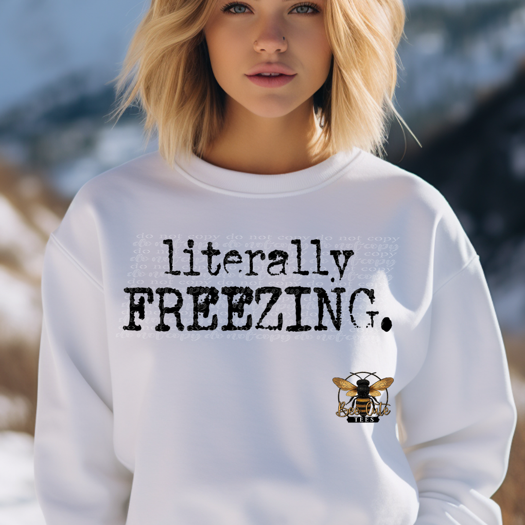 Literally Freezing Typography