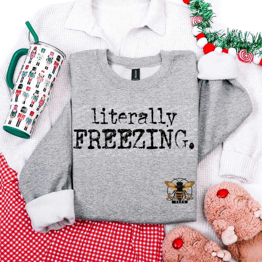 Literally Freezing Typography