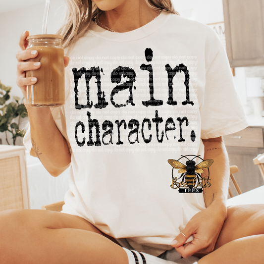 Main Character Typography