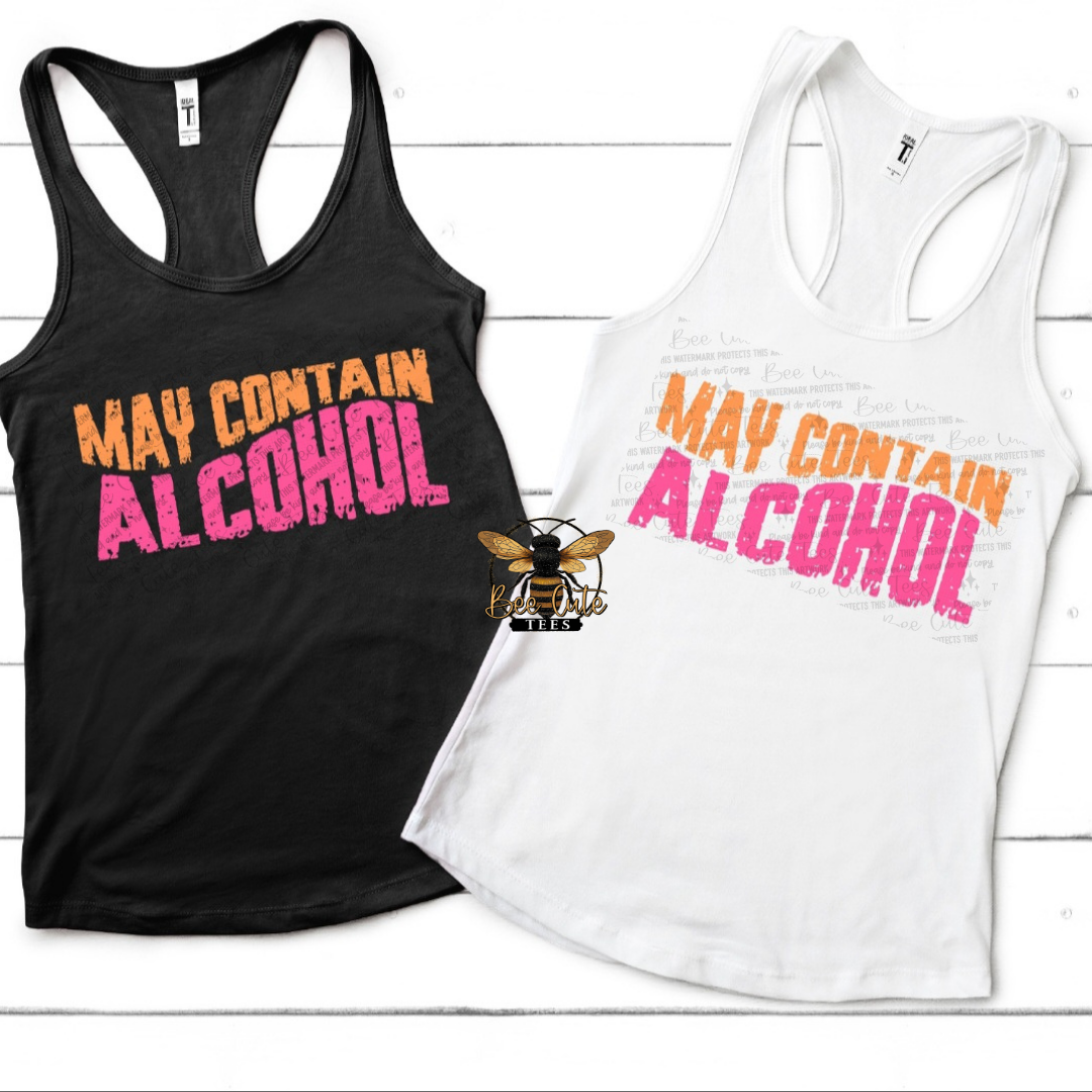 May Contain Alcohol Pink
