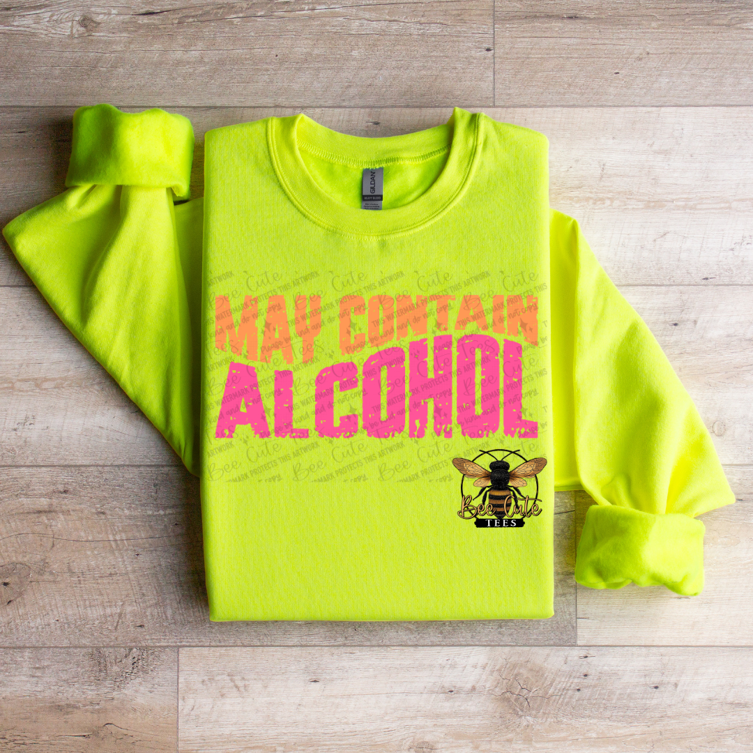 May Contain Alcohol Pink