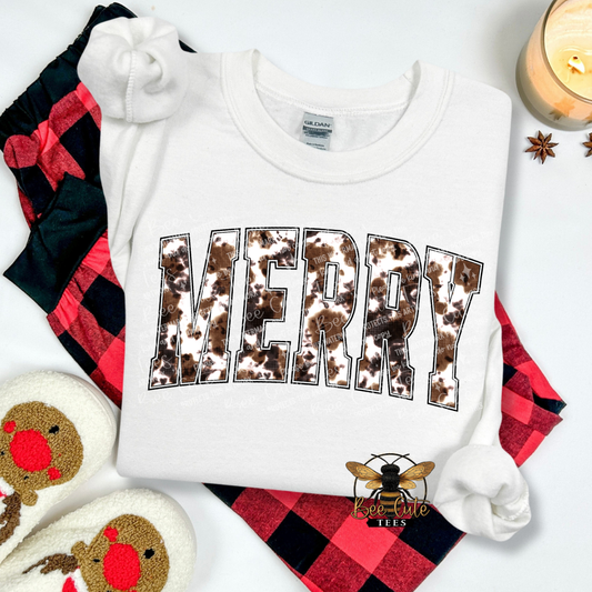 Merry Cow Print