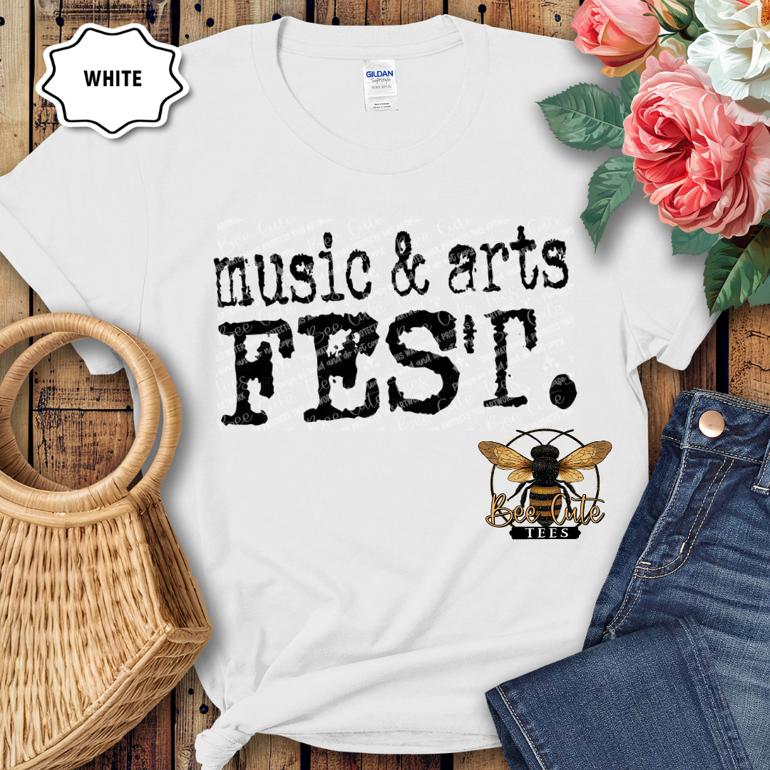 Music & Arts Fest Typography