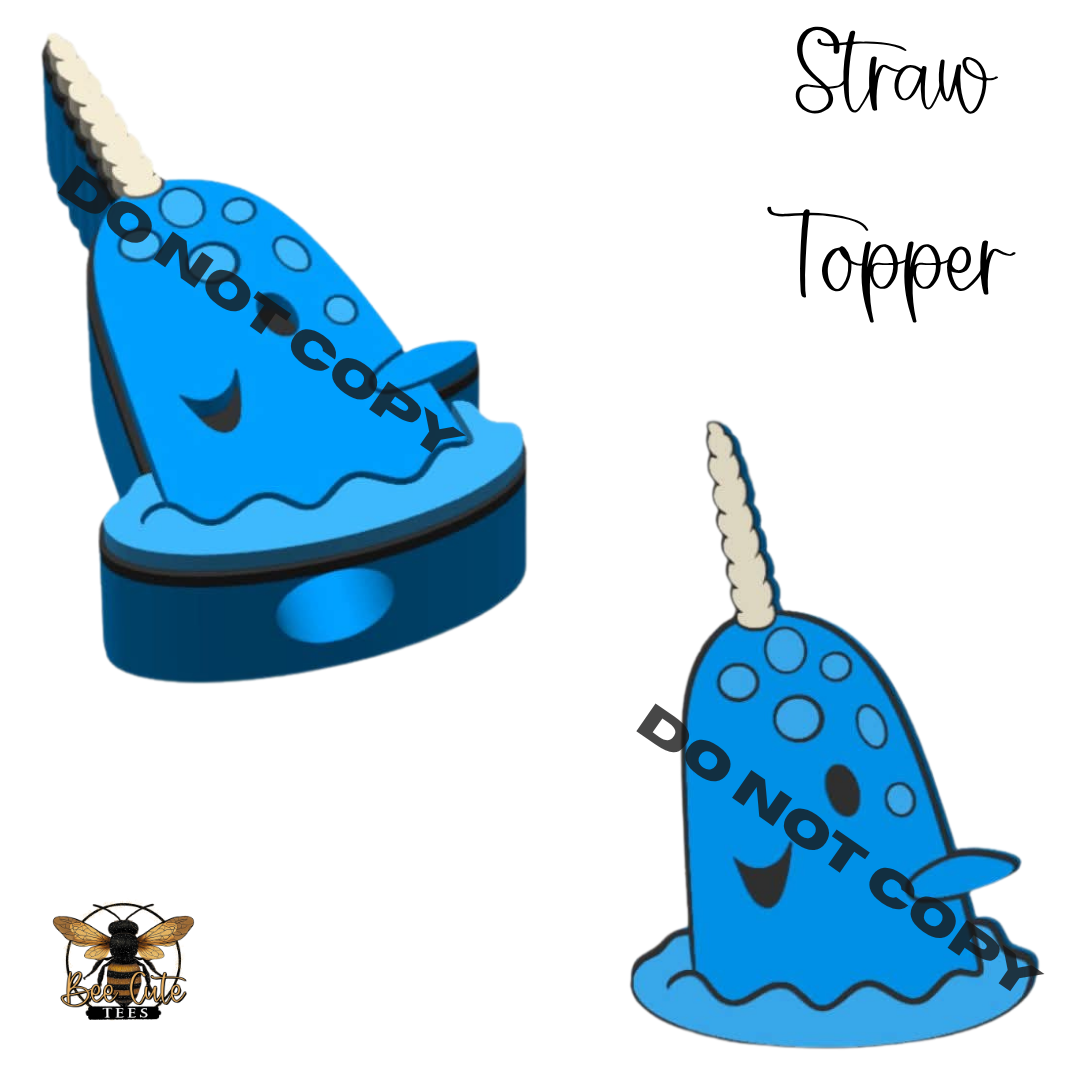 Narwhal Straw Topper