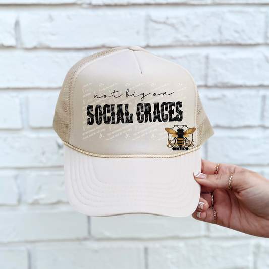 Not Big On Social Trucker Hat