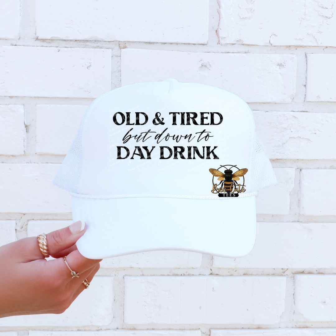 Old And Tired Trucker Hat