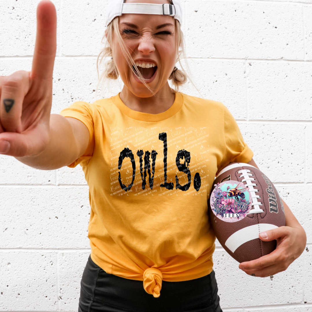 Owls Typography