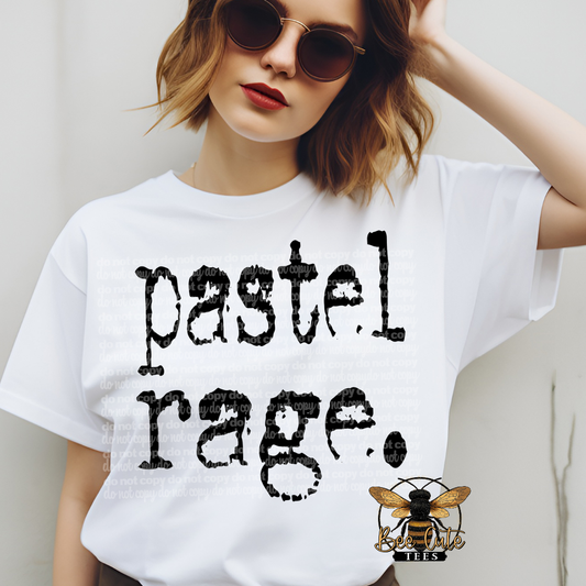 Pastel Rage Typography