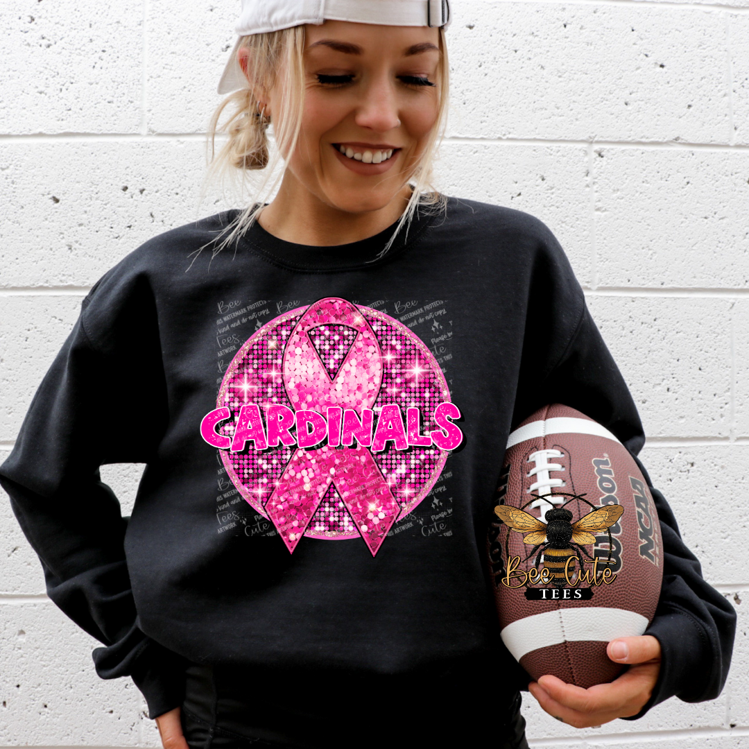 Pink Ribbon Cardinals