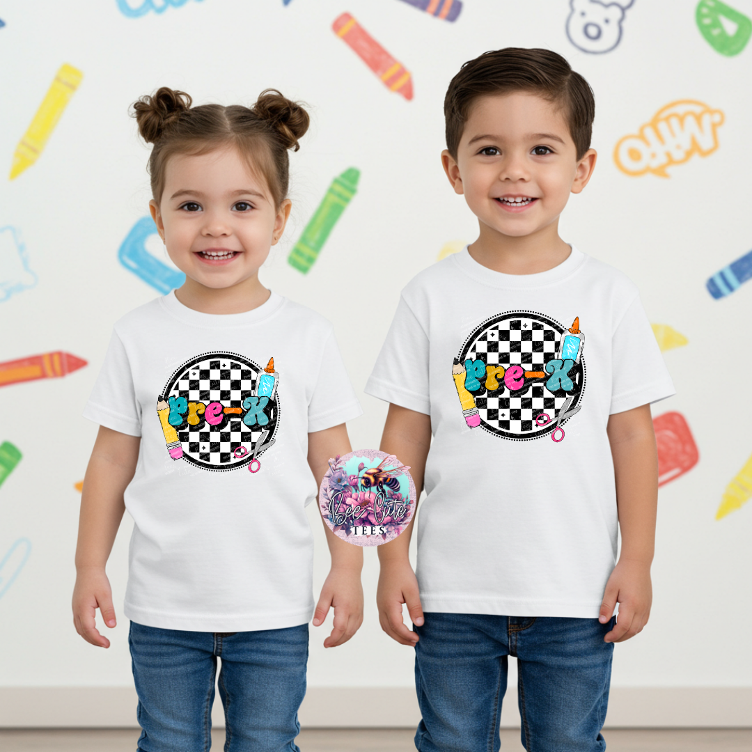 *** Youth *** Pre K Checkered Circle