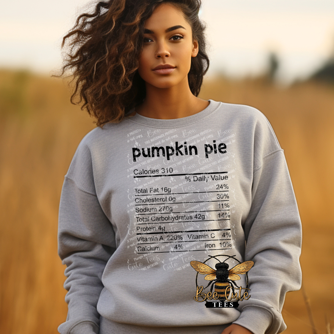 Pumpkin Pie Nutritional Facts