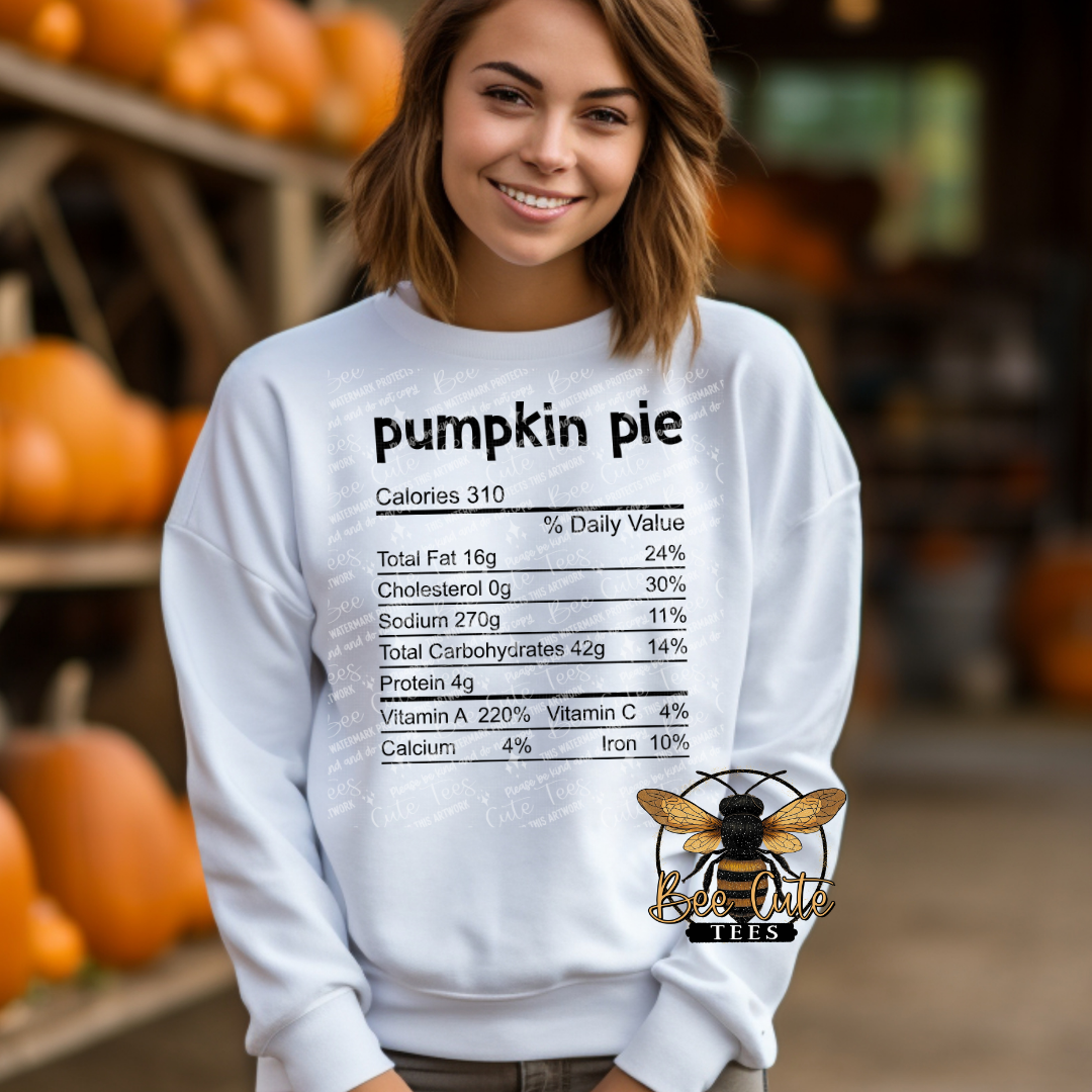 Pumpkin Pie Nutritional Facts