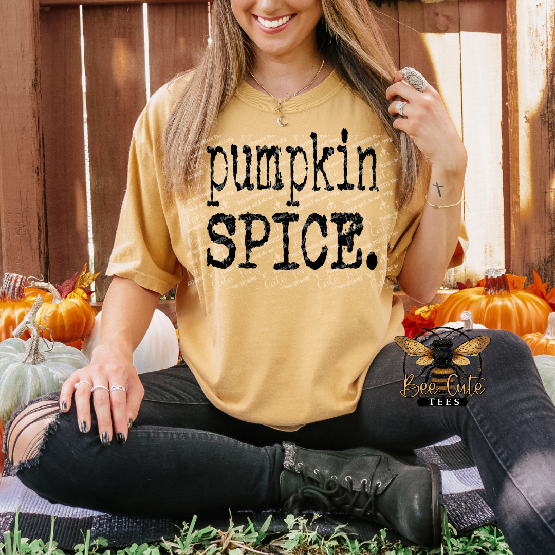 Pumpkin Spice Typography