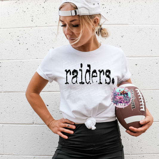 Raiders Typography