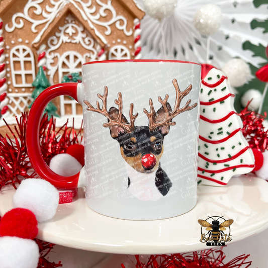 Rat Terrier Christmas Mug