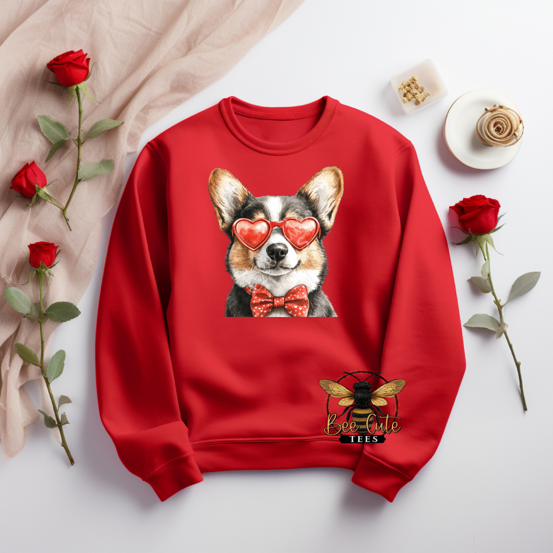 Red Sunnies Corgi