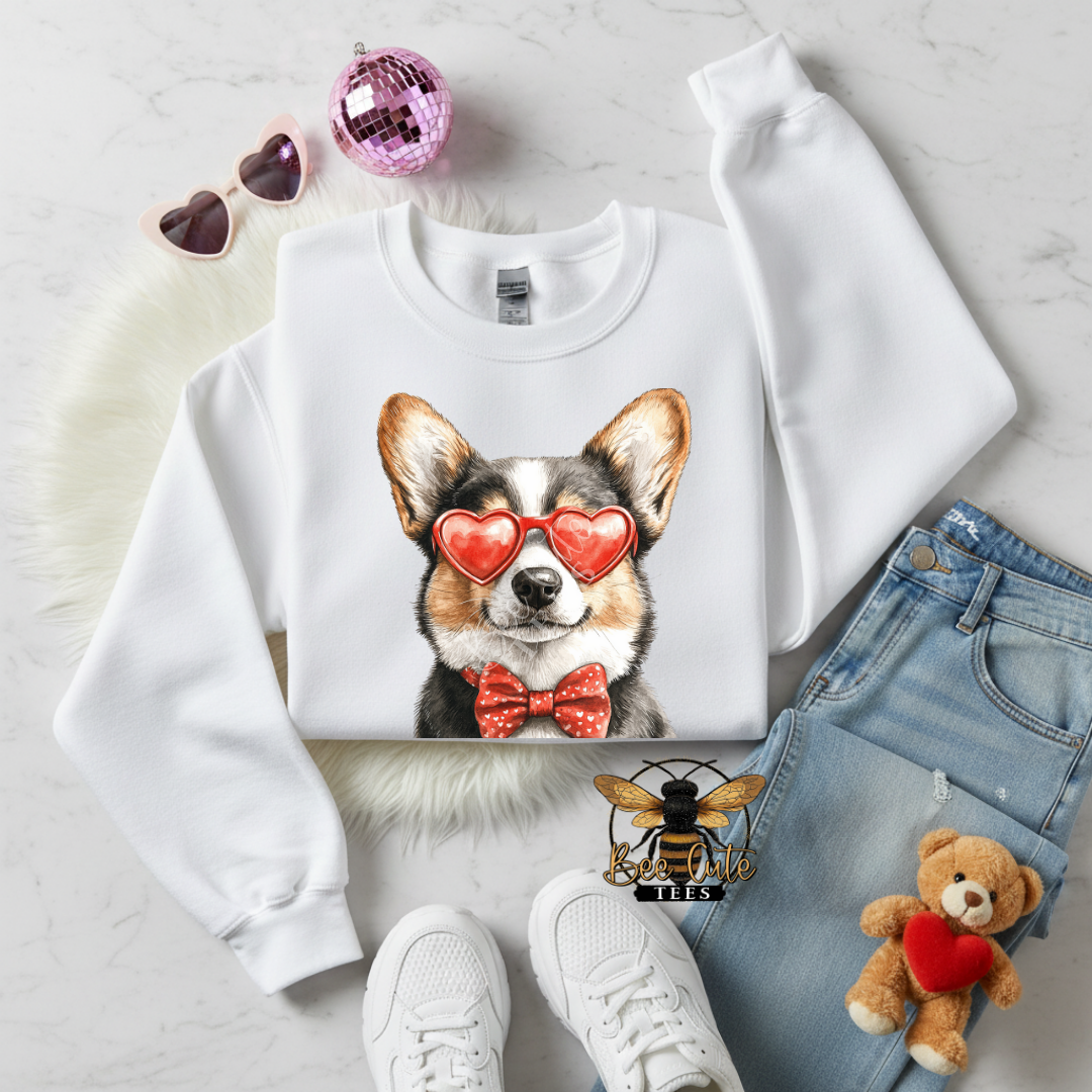 Red Sunnies Corgi