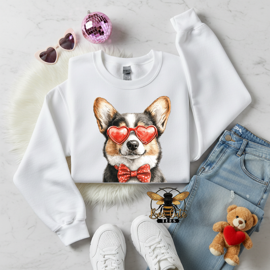 Red Sunnies Corgi