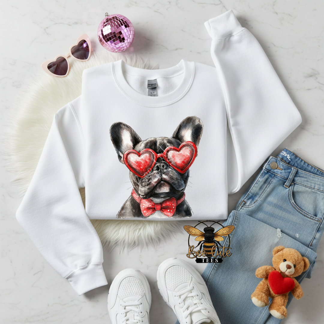 Red Sunnies French Bulldog Black