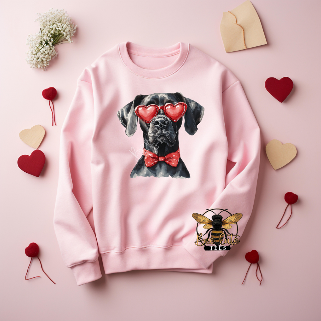 Red Sunnies Great Dane Black